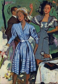 Brénot 1946 Jacques Heim & Marcelle Dormoy Summer Dresses
