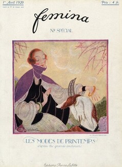 Alexandre Rzewuski 1920 Femina Cover, Art Deco