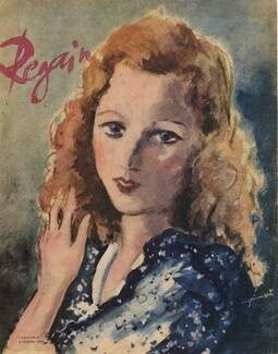 André Dignimont 1945 Regain Magazine Cover