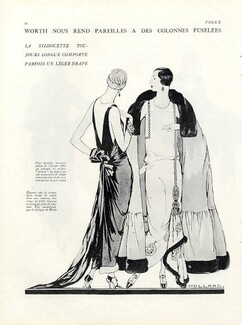 Worth 1923 Douglas Pollard, Evening gown, Art Deco Style
