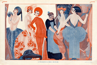 Sacha Zaliouk 1924 Le Poulailler de la Revue, music hall costumes
