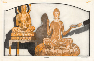 Albert Chazelle 1924 Offrande, Buddha