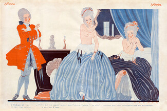 Ranson 1924 L'Indiscret ou Le Mari Trop Curieux, adultery, bisexual
