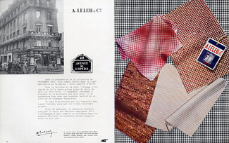 A. Leleu & Cie (Fabric) 1953 Shop