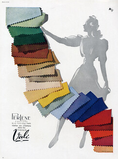 Perlène (Couture) 1947 Vali, Sinclair (Fabric)