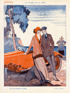 Mahias 1924 Les plaisirs de la route, Mon mari inaugure sa 10HP, Bretagne