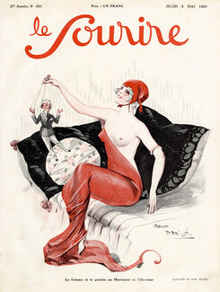 Jack Abeillé 1924 La Femme et le Pantin, Marianne, Le Sourire cover