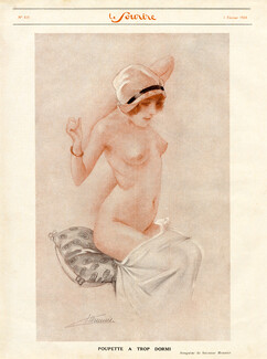 Suzanne Meunier 1924 Poupette A Trop Dormi