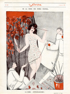 Toya 1924 La Robe Effeuillez-Moi, Body Painting