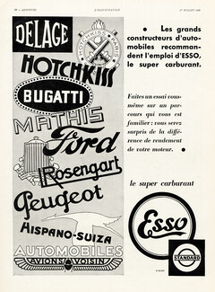 Esso 1933 Logos Constructeurs Automobiles