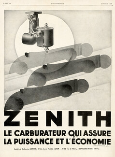 Zenith (Carburetors) 1928 G. Karquel
