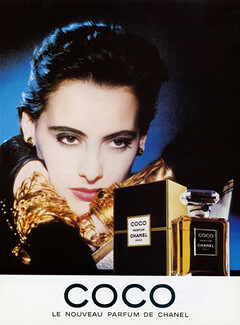 Chanel (Perfumes) 1987 Coco, Inès de la Fressange