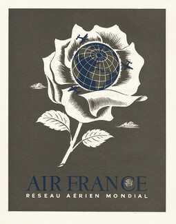 Air France 1951 Rose