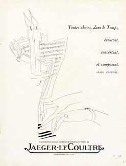 Jaeger-leCoultre 1948 Jean Pagès, Paul Claudel quote