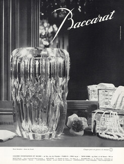 Baccarat (Crystal Glass) 1962 Photo Rochefort