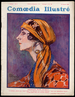 Comoedia Illustré 1920 n°4 Jean-Gabriel Domergue, Russian Ballet, Le Chant du Rossignol