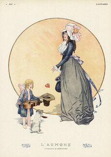 Chéri Hérouard 1911 L'Aumone, 18th Century Costumes