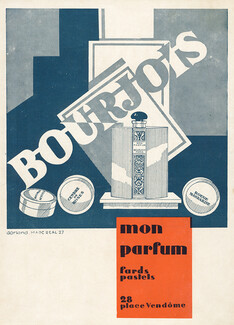 Bourjois (Perfumes) 1928 Marc Real Art Deco Style