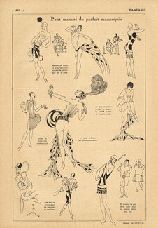 Paul Dufau 1928 Petit manuel du parfait mannequin, fashion model