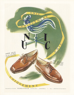 Unic (Shoes) 1950 Jean Mercey, Weather vane