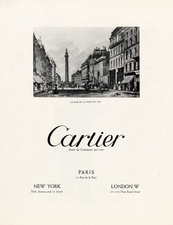 Cartier 1947 La rue de la Paix en 1847
