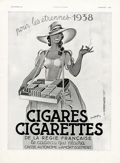 Régie Francaise (Tobacco smoking) 1937 Leon Dupin