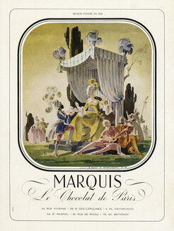 Marquis (Chocolates) 1948 Jean Adrien Mercier, 18th Century Costumes (L)