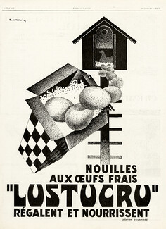 Lustucru (Food) 1928 R. de Valerio