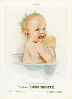 Bébé Nestlé 1938 Lilian Rowles Baby