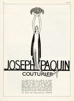 Joseph Paquin 1925 Couturier, Label