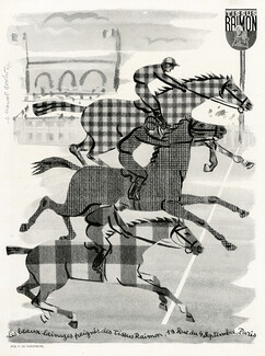 Raimon 1947 Claude Bonin Horse Racing