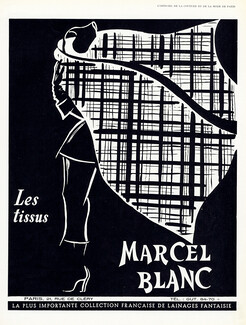Tissus Marcel Blanc 1953