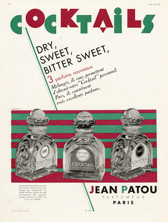 Jean Patou (Perfumes) 1931 Cocktails