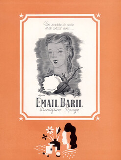 Email Baril (Toothpaste) 1943 Sea Shell