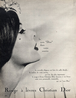 Christian Dior (Cosmetics) 1959 lipstick, Photo Ronnie Burg
