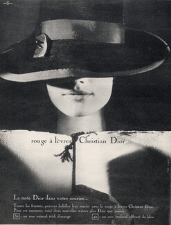 Christian Dior (Cosmetics) 1960 Lipstick, Photo Harcourt