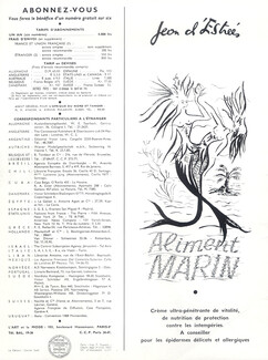 Jean D'Estrées (Cosmetics) 1957 mermaid