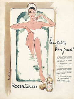 Roger & Gallet (Cosmetics) 1955 Pierre Simon
