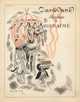 Bienaimé (Perfumes) 1944 "Caravane" Sultan, Raymond Bret-Koch