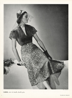 Carven 1950 Lace dress, Photo Elshoud