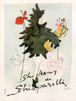 Schiaparelli (Perfumes) 1946 Shocking, Marcel Vertès (L)