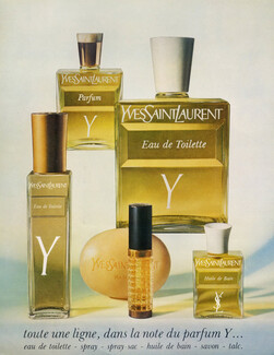 Yves Saint-Laurent (Perfumes) 1968 "Y"