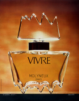Molyneux (Perfumes) 1973 "Vivre" Photo Claude Ferrand