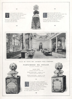 Pinaud (Perfumes) 1904 "Le genet d'or", Hortensia, Violette...