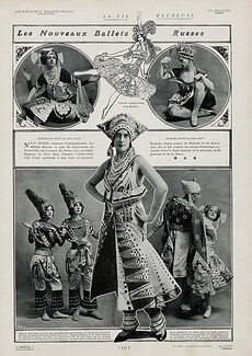 Tamara Karsavina 1912 Nijinsky "Le Dieu Bleu" Russian Ballet, Reynaldo Hahn, Jean Cocteau