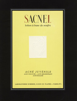 Sacnel 1936 Création publicitaire imprimerie Wolf