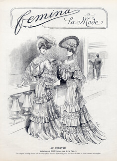 Boué Soeurs 1904 evening gown