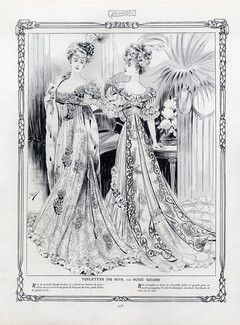 Boué Soeurs (Couture) 1905 Fashion illustration
