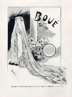 Boué Soeurs (Couture) 1908 Wedding dress, Soulié