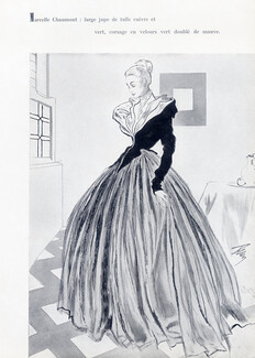 Marcelle Chaumont 1948 Large jupe de tulle, Tod Draz